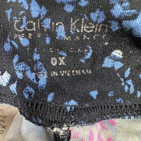 CALVIN KLEIN Womens Leggings Multicolor Spatter Size OX (~12W) Stretch Printed - Picture 7 of 11